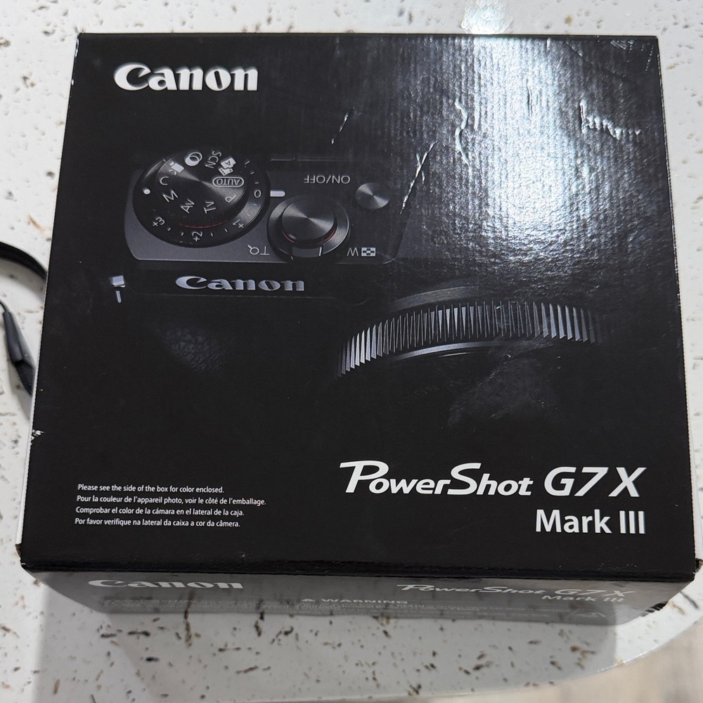 Canon PowerShot G7 X Mark III Black